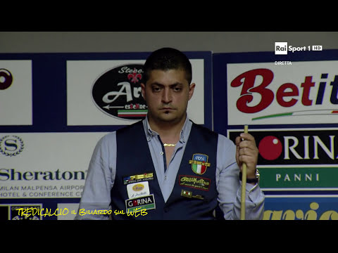 QUARTA vs ANIELLO - FINAL 6TH ROUND BTP BILLIARDS 2016 VARESE