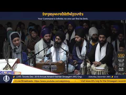 065 Toronto Dec. 2019 Raensabaayee Keertan - Bhai Rajbir Singh Jee Amritsar