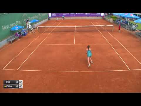 Maja Chwalinska tweener netcord winner 🙃 - 2018 ITF Trnava