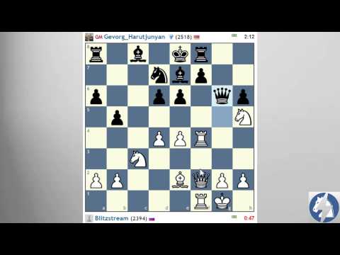 Just a blitz game #14 vs GM Gevorg Harutjunyan