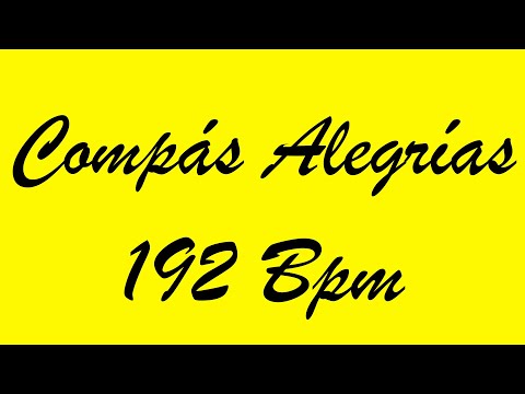 Compás Alegrías 192 Bpm - Bases Flamencas
