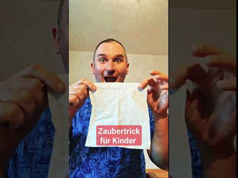 Magic Zaubertrick für Kinder mit Taschentuch 😂🙈 #zaubertrick #fürkinder #zauberer #magictricksvideos