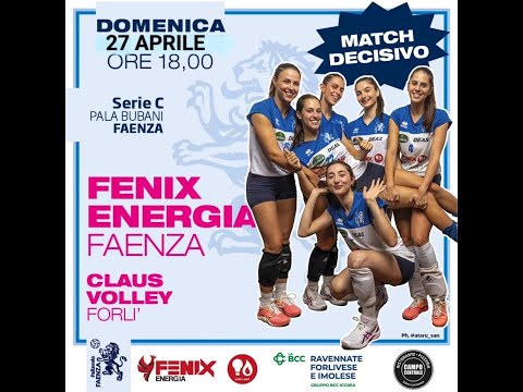 Pallavolo Faenza – 27 04 2025 Volley femminile Serie C: "Fenix Energia Pallavolo Faenza - Forli "
