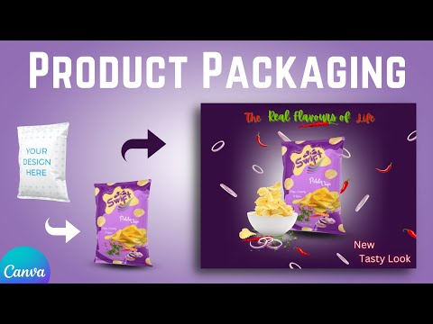 Product Label Design Advertisement Poster in Canva Beverage Branding Tutorial