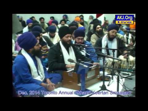 051 Toronto Dec. 2014 Smaagam - Thursday Evening Keertan - Bh. Sukhpal Singh Jee Malliaan
