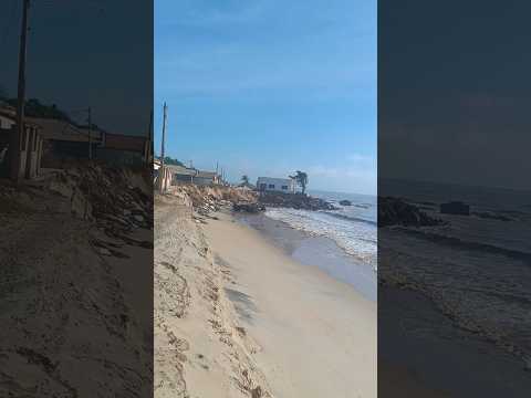 ATAFONA SÃO JOÃO DA BARRA RJ 21 DE FEVEREIRO 2026 AVANÇO DO MAR