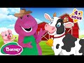 Old MacDonald S Farm Animals For Kids Full Episode Barney The Dinosaur