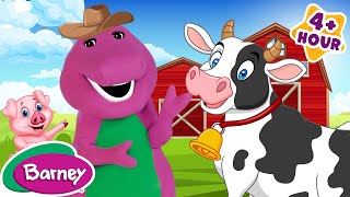 Old MacDonald&#39;s Farm | Animals for Kids | Full Episode | Barney the Dinosaur