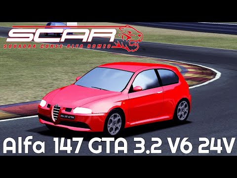 Alfa Romeo 147 GTA 3.2 V6 24V - Valencia Short [ SCAR-Sqadra Corse Alfa Romeo | Gameplay (noAssist)]