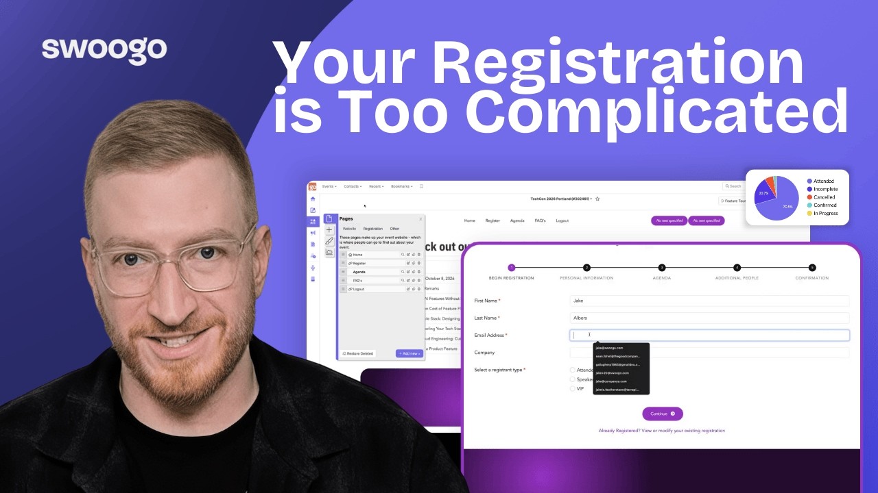 How to Simplify Event Registration Without Losing Data