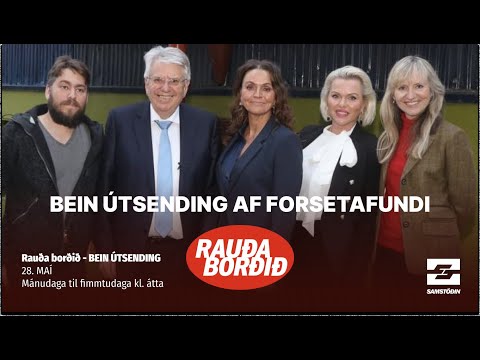 Bein útsending af fundi frambjóðenda í Kolaportinu