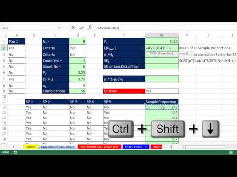 Excel Statistical Analysis 01 Data Statistics