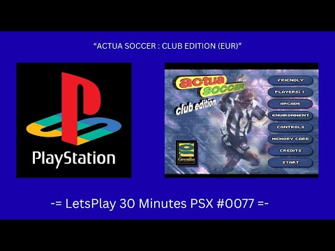Actua Soccer : Club Edition (EUR) (Playstation / Gameplay #0077)