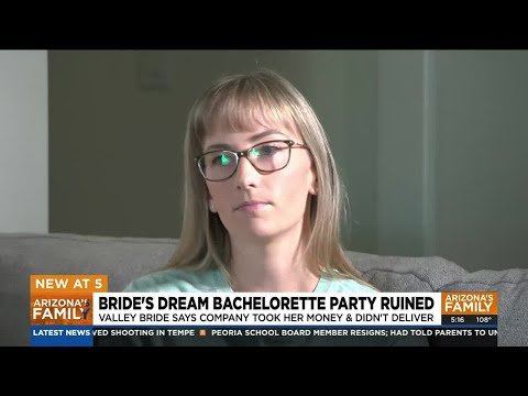 Bride say company ruined her dream bachelorette party