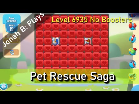 Pet Rescue Saga Level 6935 No Boosters