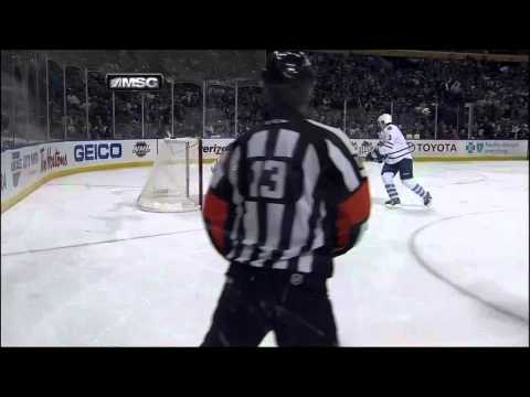 Tyler Ennis goal. Toronto Maples Leafs vs Buffalo Sabres 4/3/12 NHL Hockey