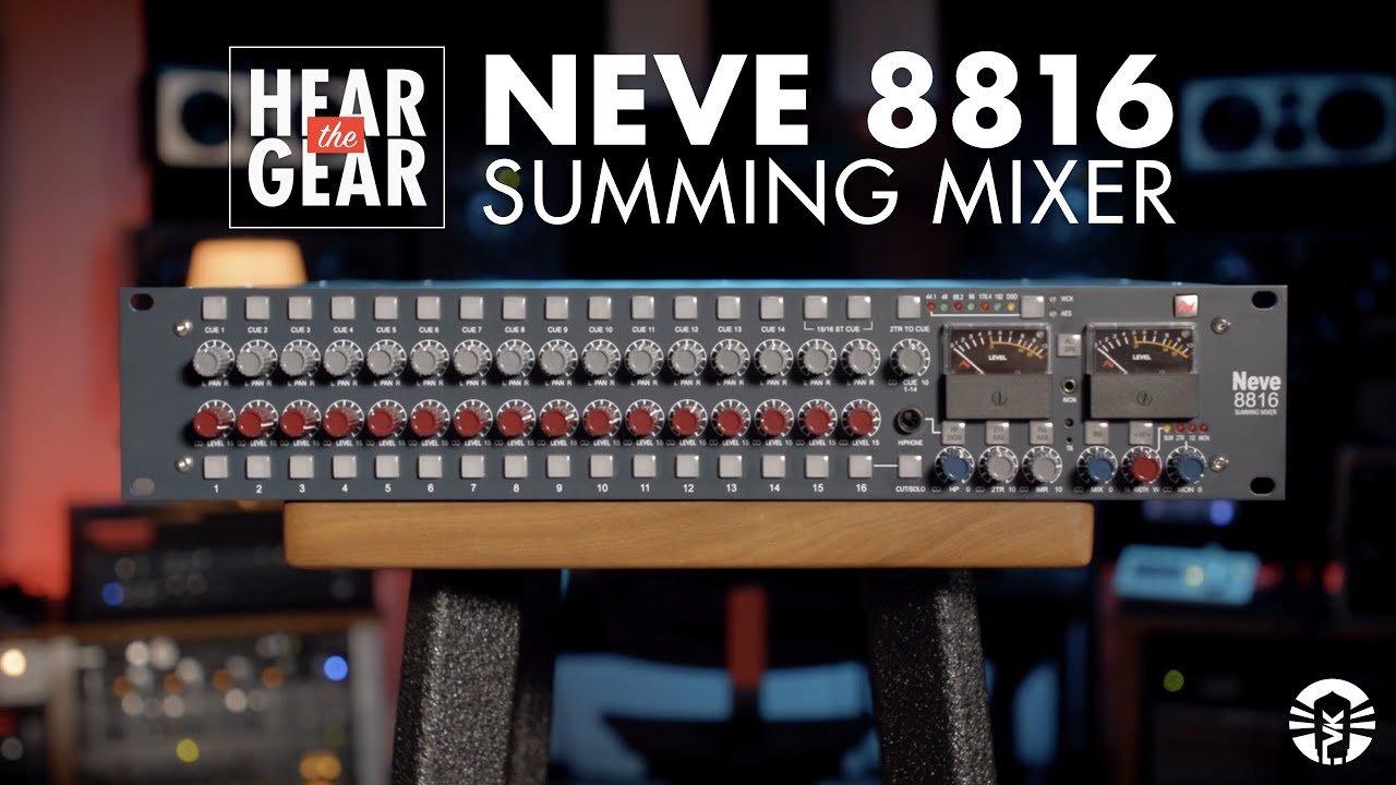 Exploring The AMS Neve 8816 Summing Mixer