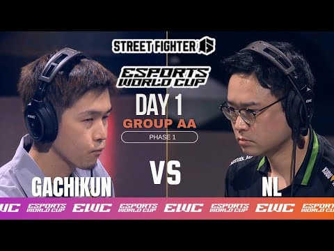 STREETFIGHTER 6 | EWC DAY 1 GROUP AA - PHASE 1 : NL VS GACHIKUN