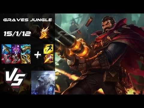 JUNGLE Graves vs Volibear - EU Grandmaster Patch 14.6