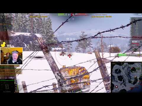 FV3805 Лучшая Арта Британии? Бой на тоненького!