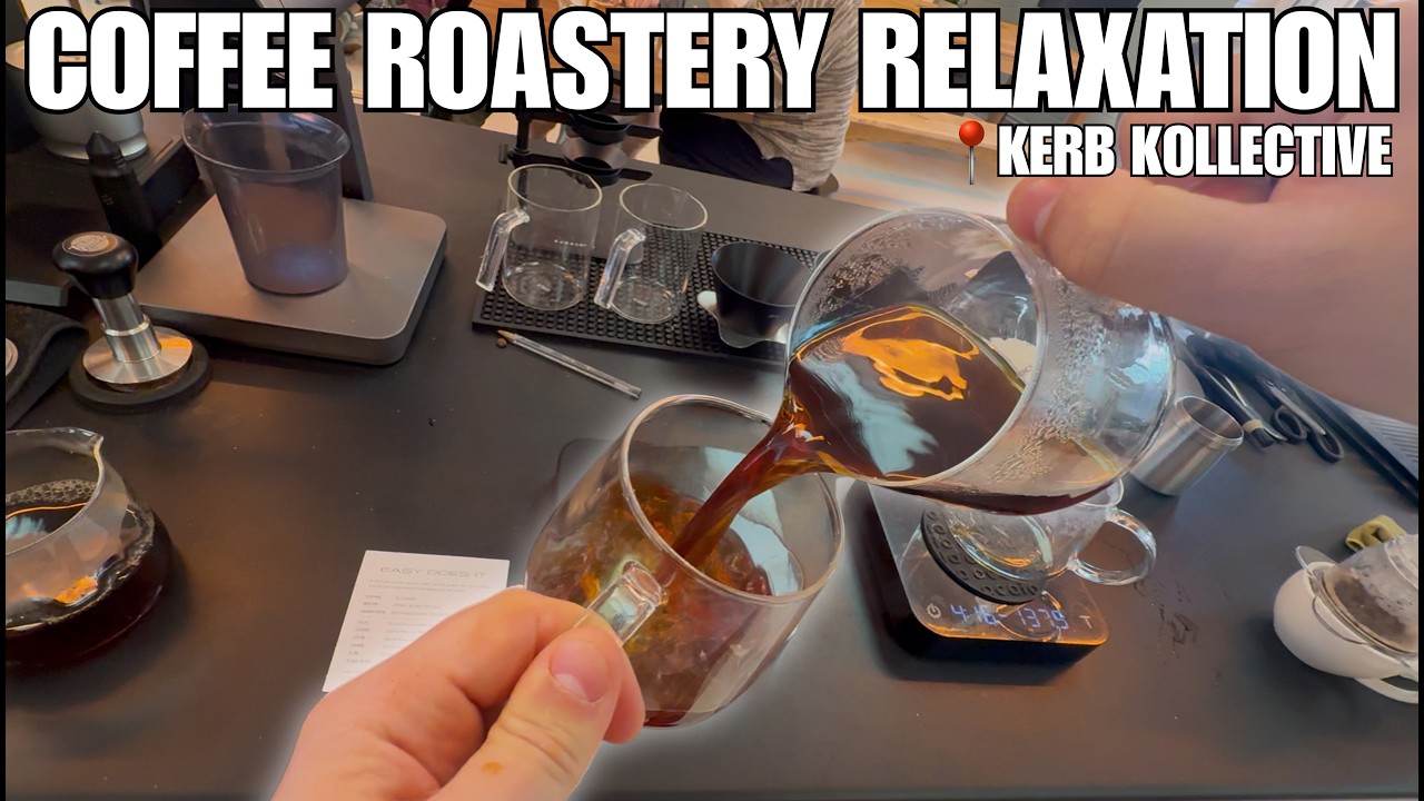 POV- Relaxing cafe workflow at a top Cambridge Coffee Roastery