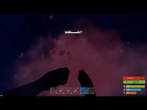 Raiding a stonewall with eoka | Rust eco raid