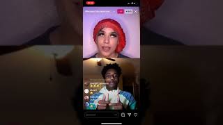 Datbitchbarbi roast a guy on IG live😂