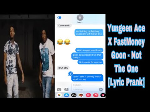 Yungeen Ace X FastMoney Goon - Not The One [Lyric Prank] | Shadow Views TV