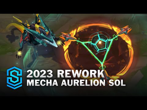 Mecha Aurelion Sol REWORK Skin Spotlight - Pre-Release - PBE Preview - League of Legends