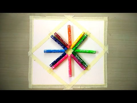 4 Types Of Scenery Drawing / Easy Oil Pastel Drawing For Beginners / Step By Step