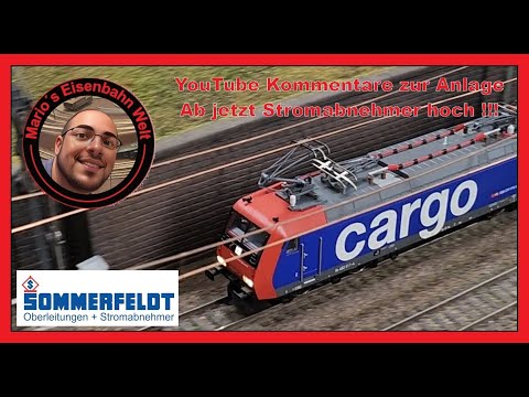 (48) YouTube comments and an update on the overhead line! ... H0 layout / Mario's Railway World