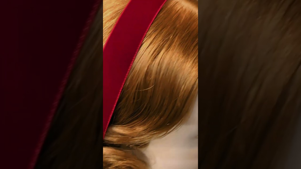 雪のように白いあの人の髪型☻hair styling work sound.🎧 #snowwhite  #hairstyle  #disneyprincess