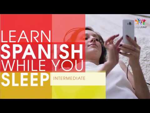 Learn Spanish while you Sleep! Intermediate Level! Learn Spanish words & phrases while sleeping! Video