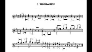 TERCERAS EN G - Fernando Sor