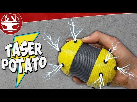 Dudes Play Hot Potato From Hell, Rigging Up A Digital Potato With 40,000 Volt Tasers