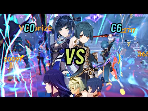 C0 Yelan VS C6 Xingqiu! (F2P Raiden National)