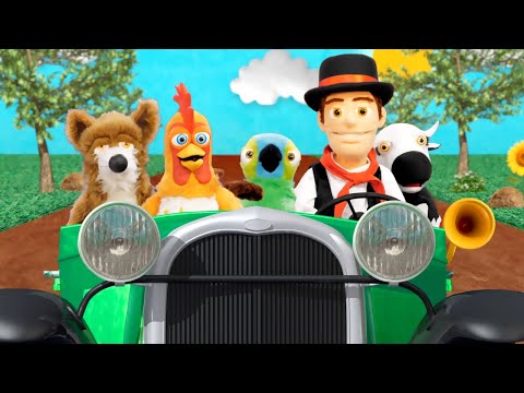 Passeando no Carro Barulhento - As Marionetes Da Fazenda | O Reino Infantil