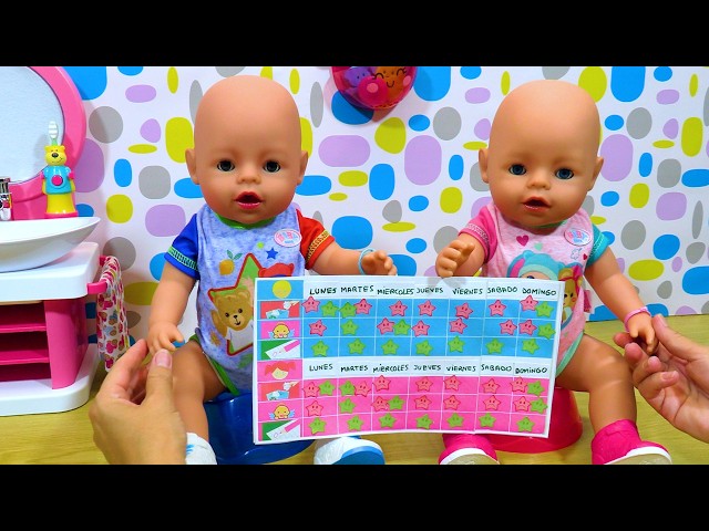 Vídeo relacionado con BABY born Emma Muñeca Interactiva en Mono de Invierno, 43 cm, 10 Funciones, con Accesorios de Alimentación, Orinal y Pañal, 3+