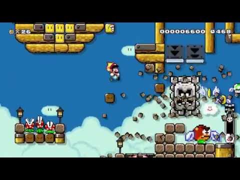 6-7 Die Hard With a Little Cloud by NicoSug - SUPER MARIO MAKER - No Commentary 1AI
