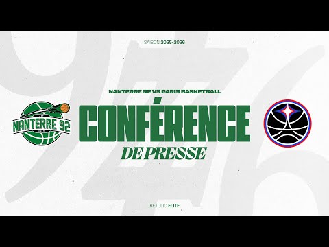 J14 - Nanterre 92 vs Paris Basketball | Press Conference