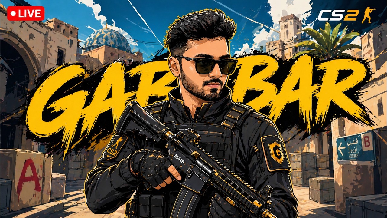 Late Night CS2 Grind 🔥 Clutch or Kick? | Road to Insane Plays | GABBAR GAMING  (vertical)