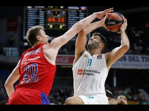 Real Madrid vs CSKA Moscow EuroLeague Basketball (1/2/2018) Реал Мадрид-Цска баскетбол евролига