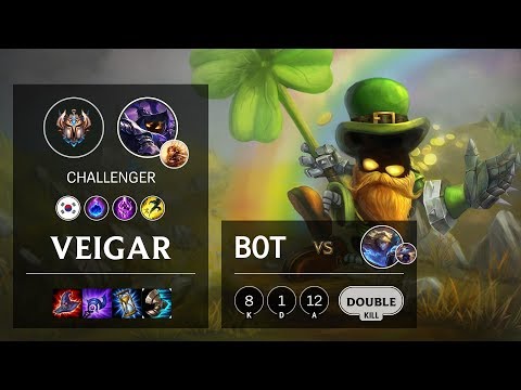 Veigar Bot vs Ezreal - KR Challenger Patch 10.3