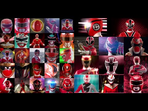 power rangers all forever red rangers