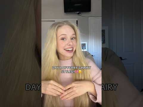 DAY 8 OF PERRY’S HAIRY STYLES!!🎀🤗 #ellahperry #hairstyle