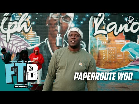 PaperRoute Woo - Da Ghetto Part | From The Block Performance 🎙(Memphis)