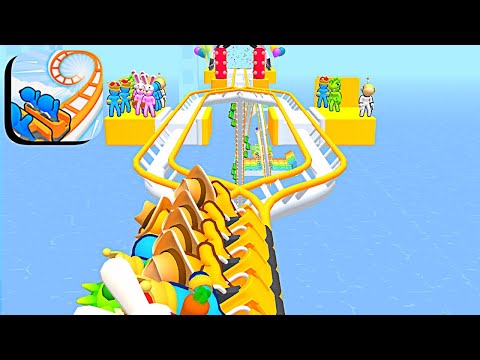Runner Coaster ​- All Levels Gameplay Android,ios (Levels 141-142)