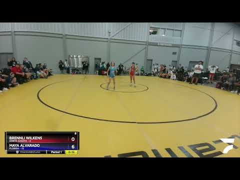101 Lbs Round 1 (6 Team) - Brennli Wilkens, North Dakota Vs Maya Alvarado, Florida B336