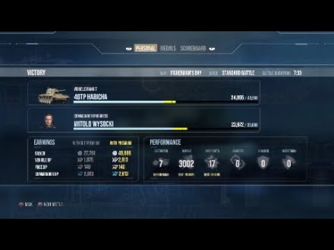 WoT Console; Tier 3 40TP; 3k damaged - 7 kills