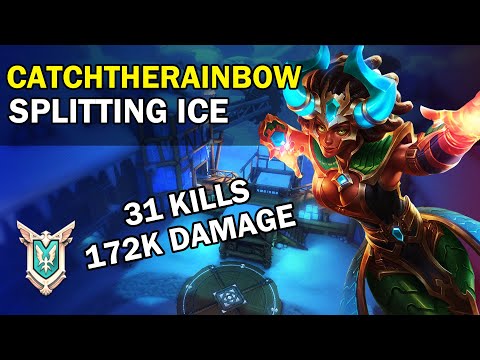 31 Kills 172K Damage CatchTheRainböw Imani Paladins Competitive (Master) SPLITTING ICE